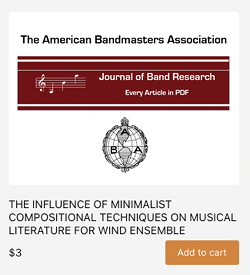 Journal of Band Research